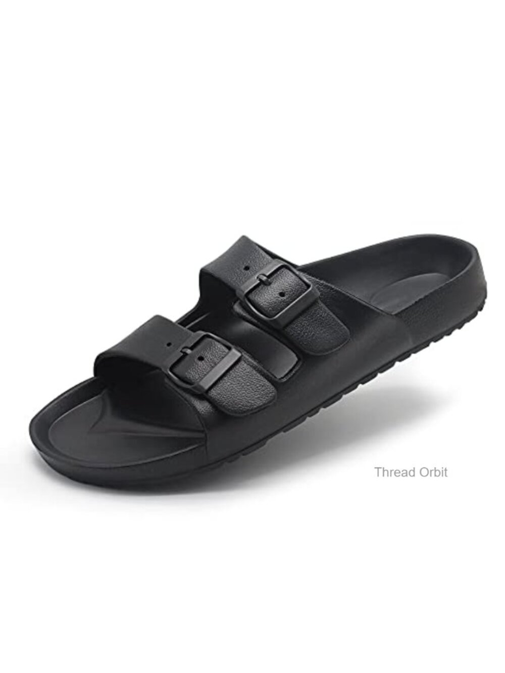 Men's EVA Sandals Double Buckle Adjustable Orthopedic Flat Slides